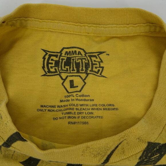 VTG y2k men's MMA Elite skull raven angel wings cyber grunge graphic AOP t shirt - Picture 3 of 8